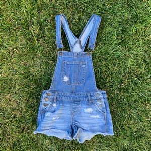 dark wash overalls!